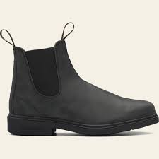 Wear the boots with chinos or a pencil skirt and tights, along with a fitted jacket, and you will have a polished and professional look that will turn heads. Rustic Black Premium Leather Chelsea Boots Men S Style 1308 Blundstone Usa