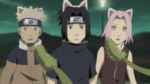 Team 7 Naruto Sasuke Sakura Cat Ears Cute Naruto Orelhas De Gato Itachi Uchiha Gatos The cat ears are more like antenna than ears in most stuff, but otherwise yes. pinterest
