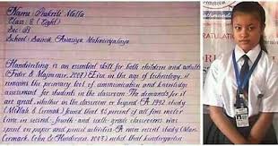 Check spelling or type a new query. Prakriti Milla Won India S Best Handwriting Award For Her Handwriting Album On Imgur