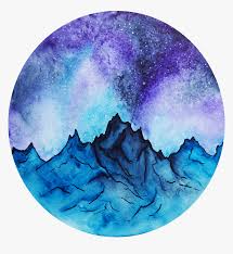 Just add some gouache that's been diluted with a little water to a brush, and splatter it on your galaxy painting. How To Paint A Watercolor Galaxy Nebula And Night Hd Png Download Transparent Png Image Pngitem