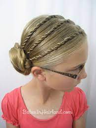 Triple Twists A Bun Hairstyle From Babesinhairland Com Hair Styles Girl Hairstyles Little Girl Hairstyles
