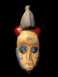 AFRICAN TRIBAL CARVED MASK