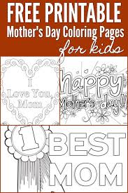 Mothers day is quickly approaching. Free Mother S Day Coloring Pages Mothers Day Coloring Sheets