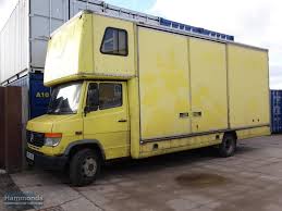 2003 Mercedes Benz Vario 814d 3 Container Removal Van Truck Mobile Shop Atego Tyni House