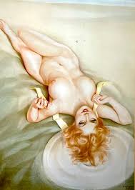 Vargas | reclining nude | MutualArt