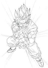 He is voiced by masako nozawa in the japanese version of the anime, by the late kirby morrow in the ocean english dub, and by sean schemmel in the funimation english dub. Cool Dragon Ball Z Coloring Pages Pdf Coloringfolder Com Dragon Ball Image Dragon Ball Goku Dragon Drawing