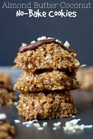 Almond Butter Coconut No Bake Cookies The Conscientious Eater Recipe Almond Butter Recipes Vegan Cookies Recipes No Bake Cookies