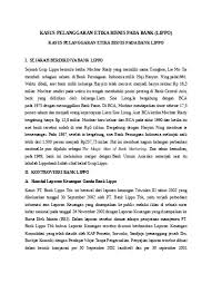Contoh masalah etika dalam perniagaan. Kasus Pelanggaran Etika Bisnis Pada Bank