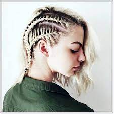97 Interesting Braids For Short Hair 2019 Braids For Short Hair Hair Styles Short Hair Styles