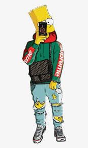 The skiathan followed into the abyss. 411 X 1305 14 Bape Supreme Bart Simpson Transparent Png 411x1305 Free Download On Nicepng