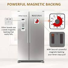 Maybe you would like to learn more about one of these? Secura Kitchen Timer 60 Minute Mechanical Visual Timers For Cooking 7 5 Inch Oversize Countdown Clock For Teaching Meeting Facial With Magnetic Backing Collapsible Legs Hanging Hole Dark Gray Pricepulse