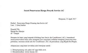 Surat penawaran terdiri dari berbagai untuk itu, perusahaan kami menawarkan beberapa produk alat kantor yang termasuk kedalam 3. Contoh Surat Penawaran Harga Proyek Service Ac Egsean Com