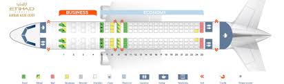 Seat Map Airbus A320 200 Etihad Airways Best Seats In The Plane