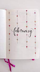 My February Cover Page Inspo From Pinterest Bulletjournal Bullet Journal Notebook Bullet Journal Writing Bullet Journal Ideas Pages