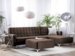 Sessel ottomane dreisitzer zweisitzer wohnzimmer set. Schlafsofa Polsterbezug Dunkelbraun Linksseitig Mit Ottomane Aberdeen Mobel Lampen Accessoires Bis Zu 70 Gunstiger Avandeo