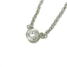 Perfect for everyday elegance, this sterling silver bracelet is designed with a polished ball chain measuring 5mm wide. Pre Owned Tiffany Co Platinum Necklace In Silver Modesens