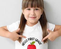 First Grade Svg 1st Grade Svg for First Grader T Shirt Elementary School  Svg for First Day of School Shirt Svg