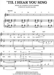 Till I Hear You Sing Love Never Dies Musical Love Never Dies Best Songs