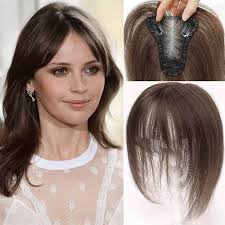 Amazon.com : gulagula Hair Toppers for Women Real Human Hair Toppers Hair  Pieces for Women with Thinning Hair Human Hair Toppers with Bangs Clip in  Hair Extensions : Beauty & Personal Care
