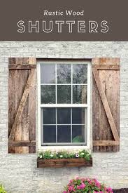 Rustic Wood Shutters Decorative Wood Shutters Farmhouse Window Shutters Barn Wood Shutters 100 Up Wood Shutters Wood Shutters Exterior Shutters Exterior