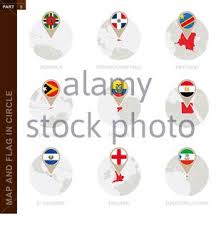 Congo circle flag illustrations & vectors. Congo Map And Flag In Circle Map Of Congo Congo Flag Pin Map Of Congo In The Style Of The Globe Vector Illustration Stock Vector Image Art Alamy