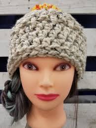 Crochet Beanie Crochet Hat Winter Beanie Slouchy Hat Faux Fur Pom Beanie  Toque Handmade Beanie Oversized Slouch Chunky Beanie Fashion Hat