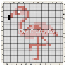 flamingo c2c crochet chart free download crochet