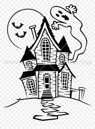 Download haunted houses clipart and use any clip art,coloring,png graphics in your website, document or presentation. Haunted House Clipart Transparent Background Haunted House Drawing Easy Hd Png Download Vhv