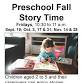 Preschool Fall Story Time event image