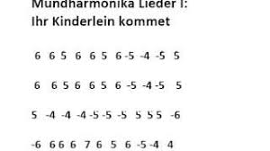 Bildergebnis Fur Mundharmonika Lieder Mit Zahlen Lieder Mundharmonika Noten