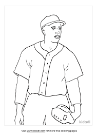 Learn about famous firsts in october with these free october printables. Jackie Robinson Coloring Pages Free Sports Coloring Pages Kidadl