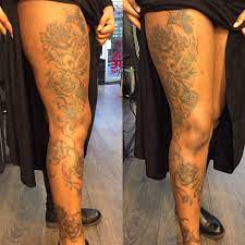 Finished Leg Piece Rose Rosevine Vine Hummingbird Rosary Cross Lilies Lilytattoo Rosetattoo Ink Inked Tatt Vine Leg Tattoo Leg Tattoos Lily Tattoo
