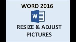 Open the word file where you want to make all the pictures of the same size. Word 2016 Resize Picture How To Adjust Enlarge And Edit Image Size In Microsoft Images Photo Ms Youtube