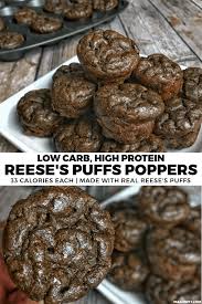 Make a batch of one of these treats on the weekends, and dole them. A Low Calorie Dessert Or Snack Recipe Made From Reese S Puffs That Packs All The Great Chocolate P In 2020 Healthy Protein Snacks No Calorie Foods Low Calorie Desserts