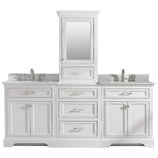 According to the bostik diy specialists, most bathroom cabinets are made. Milano 84 W White Double Sink Bathroom Vanity Modular Set 398h0 Lamps Plus