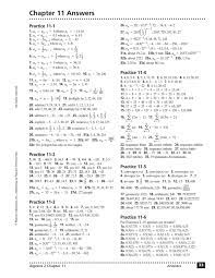 Worksheets cover teh following topics: Chapter 11 Answers Practice 11 1 33 Algebra 2