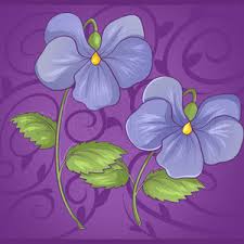 Purple and white flowers colorful flowers beautiful flowers pink purple art floral gary jenkins diamond paint plant drawing beautiful paintings. How To Draw Violets Step By Step Drawing Guide By Dawn Dragoart Com
