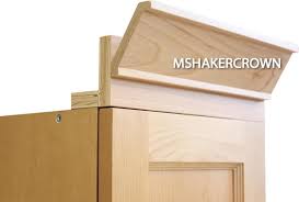 Learn how to install crown molding on cabinets easily and safely for a polished johnathan c. 2 Piece Shaker Crown Molding With Backer