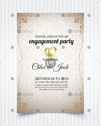 When it comes to engagement invitation card ideas, we're big fans of gold foil. The Awesome Vintage Style Wedding Engagement Party Invitation Car Engagement Party Invitation Cards Engagement Invitations Engagement Invitation Cards Template