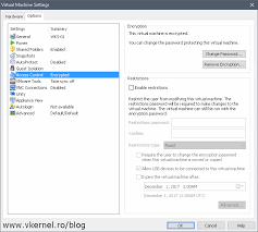 On a vmware esx infrastructure (especially during vm migration between two not . Restricting Virtual Machines In Vmware Workstation