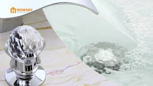 crystal handle bathroom sink faucet