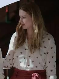 Virgin River S04 Melinda Monroe Bee Printed Shirt