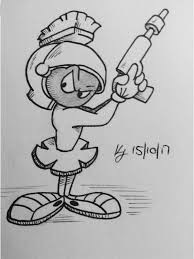Finktober 2017 Marvin The Martian By Zookiedragon Deviantart Com On Deviantart Marvin The Martian The Martian Vintage Cartoon