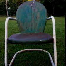 Vintage 1950 S Tulip Lawn Chair Tulip Chair Lawn Chairs Rocker Chairs