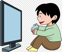 Nino jugando videojuegos en animado / profesor y estudiante culpable chico — vector de stock. Consola De Videojuegos Para El Hogar Monitores De Computadora Despues De La Escuela Juego Nino Videojuego Png Pngwing