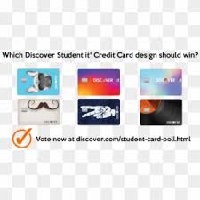 The new nhl discover it card will not only offer nhl fans great rewards and discounts, but also the ability to show their colors by selecting their favorite nhl team's logo as part of their card. Discover Card Logo Png Discover Credit Card For Students Clipart 2051398 Pikpng