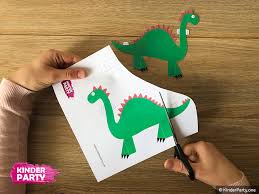 Die urzeitriesen in spektakulären bildern. Dinosaurier Basteln Printable Vorlage Fur Kinder