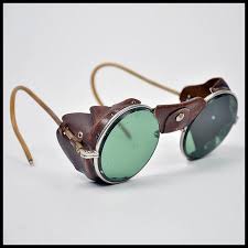 Look Like Welding Glasses Leather Glasses Fashion Fashion Eye Glasses