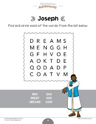 The story of joseph is an interesting journey of bad and good. The Story Of Joseph Activity Book Beginners Bible Pathway Adventures