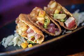 I love this new cole slaw i've been making, with cabbage, 1 tablespoon each of olive oil and cider vinegar, 1 teaspoon of honey, salt, a bit of chopped red onion, and a quarter chopped jalapeno pepper. Rocco S Tacos Tequila Bar Fort Lauderdale Magazine